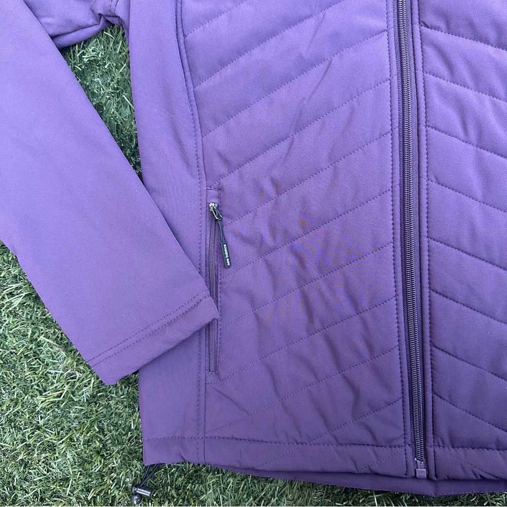 NWT New Balance Fleece line Hooded Water Resistant Quilted Performance Jacket S - Picture 4 of 7